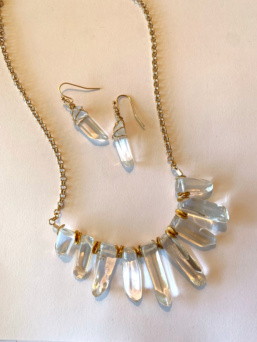 NaturalQuartzcrystalspikeearri