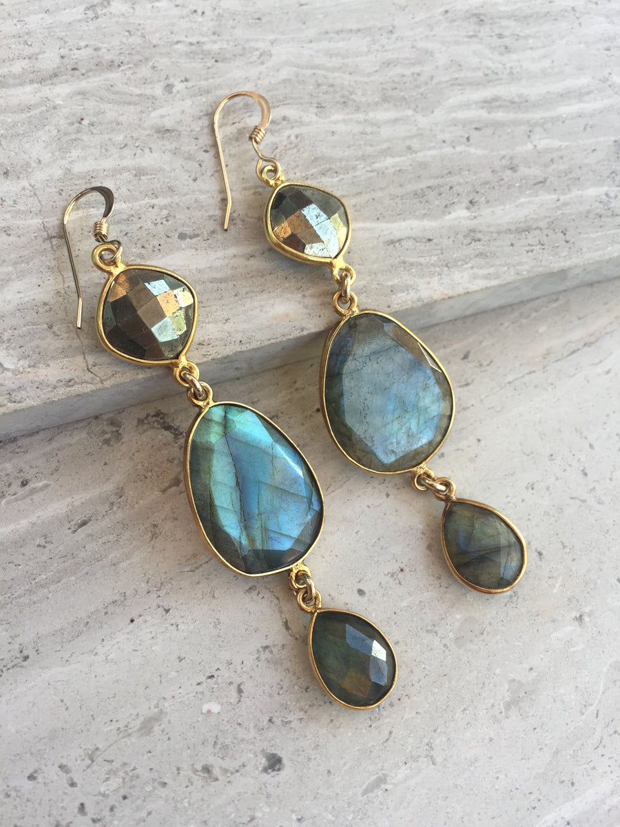 Labradorite online stone earrings
