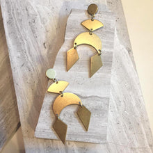 Crescent Goddess Post Earrings, JPeace Designs