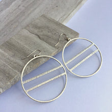 Sterling silver Modern Hoop Earrings