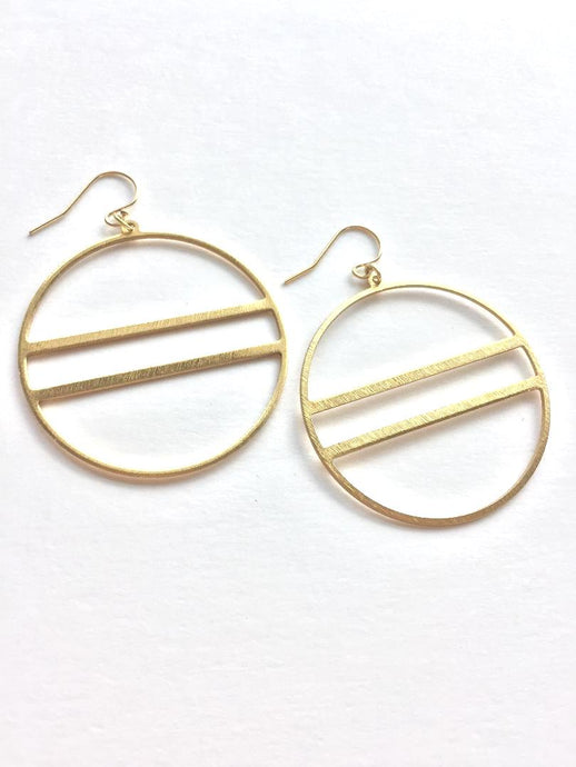 Modern hoop Earrings, JPeace Designs