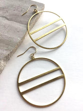 Modern hoop Earrings, JPeace Designs