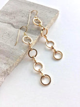 Golden Rings Earrings