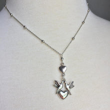 Silver Love Bird Necklace