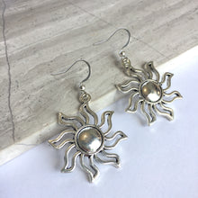 JPeace Designs Silver Sunburst Earrings