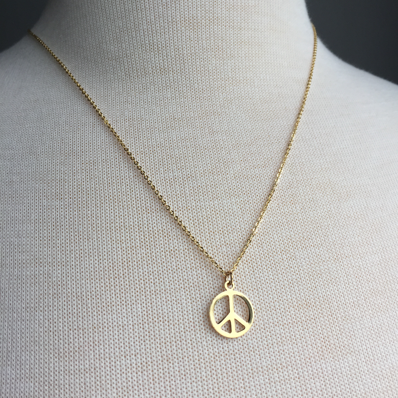 Black/silvery/colorful Anti war Peace Symbol Necklace - Temu