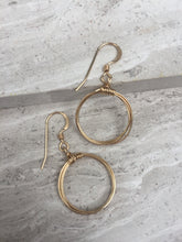 Coiled Hoop Earrings, gold
